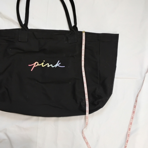PINK Victoria's Secret Black Tote Bag - Picture 5 of 9